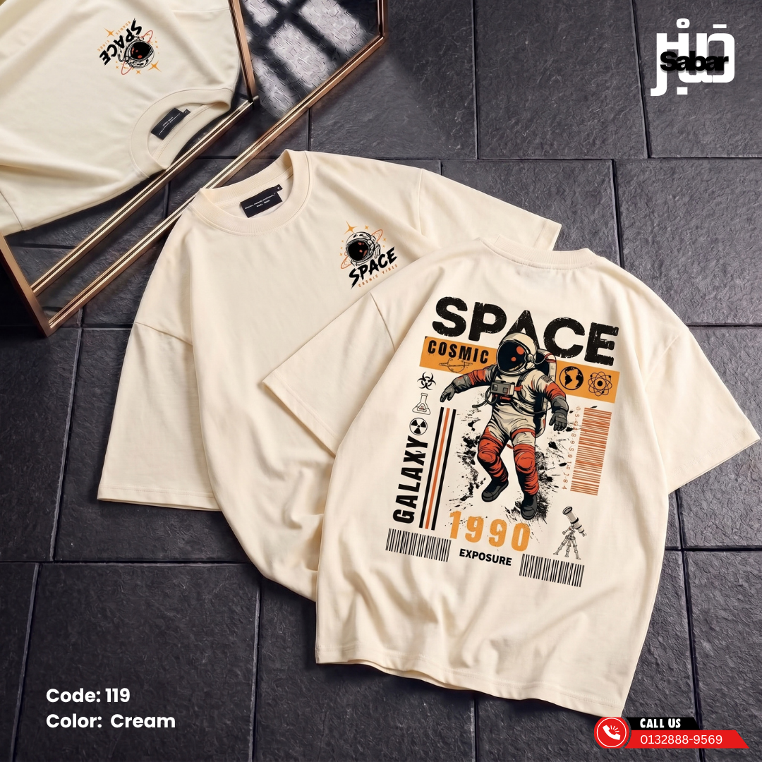 Space Cosmic Oversized T-Shirt
