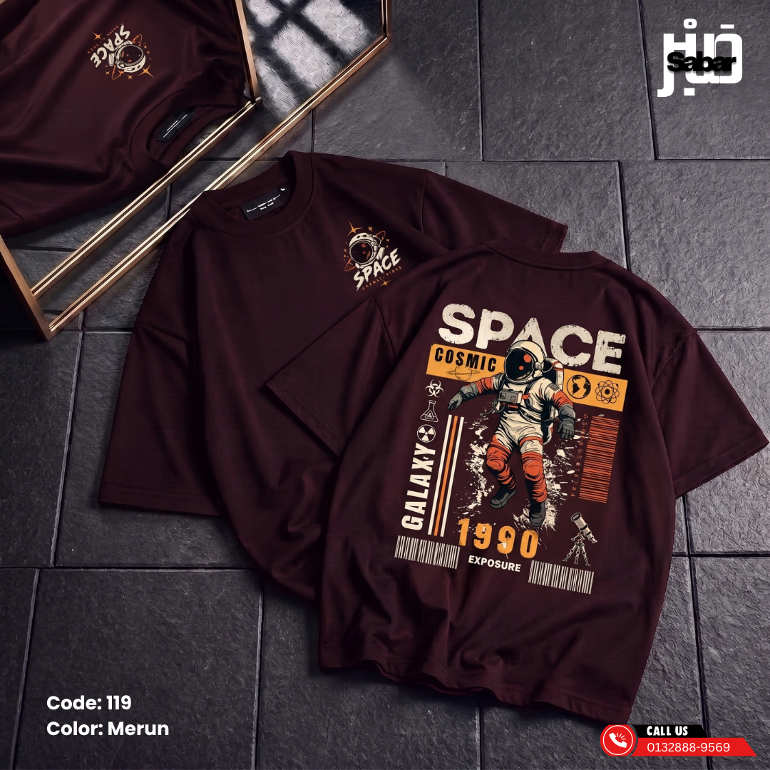 Space Cosmic Oversized T-Shirt